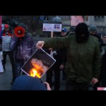 В Киеве сожгли Викторию Нуланд. К посольству США тащят покрышки