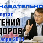 Беседа с депутатом Государственной Думы Евгением Фёдоровым 17 декабря 2014