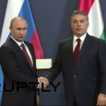 Пресс-конференция Владимира Путина и премьер-министра Венгрии Виктора Орбана
