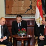Пресс-конференция Владимира Путина и президента Египта