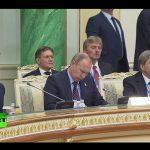 Владимир Путин на заседании Высшего совета ЕАЭС в Казахстане