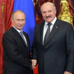 Лукашенко поздравил Путина с днем рождения