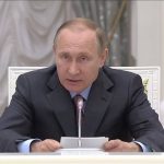 Владимир Путин на заседании комиссии по исполнению майских указов